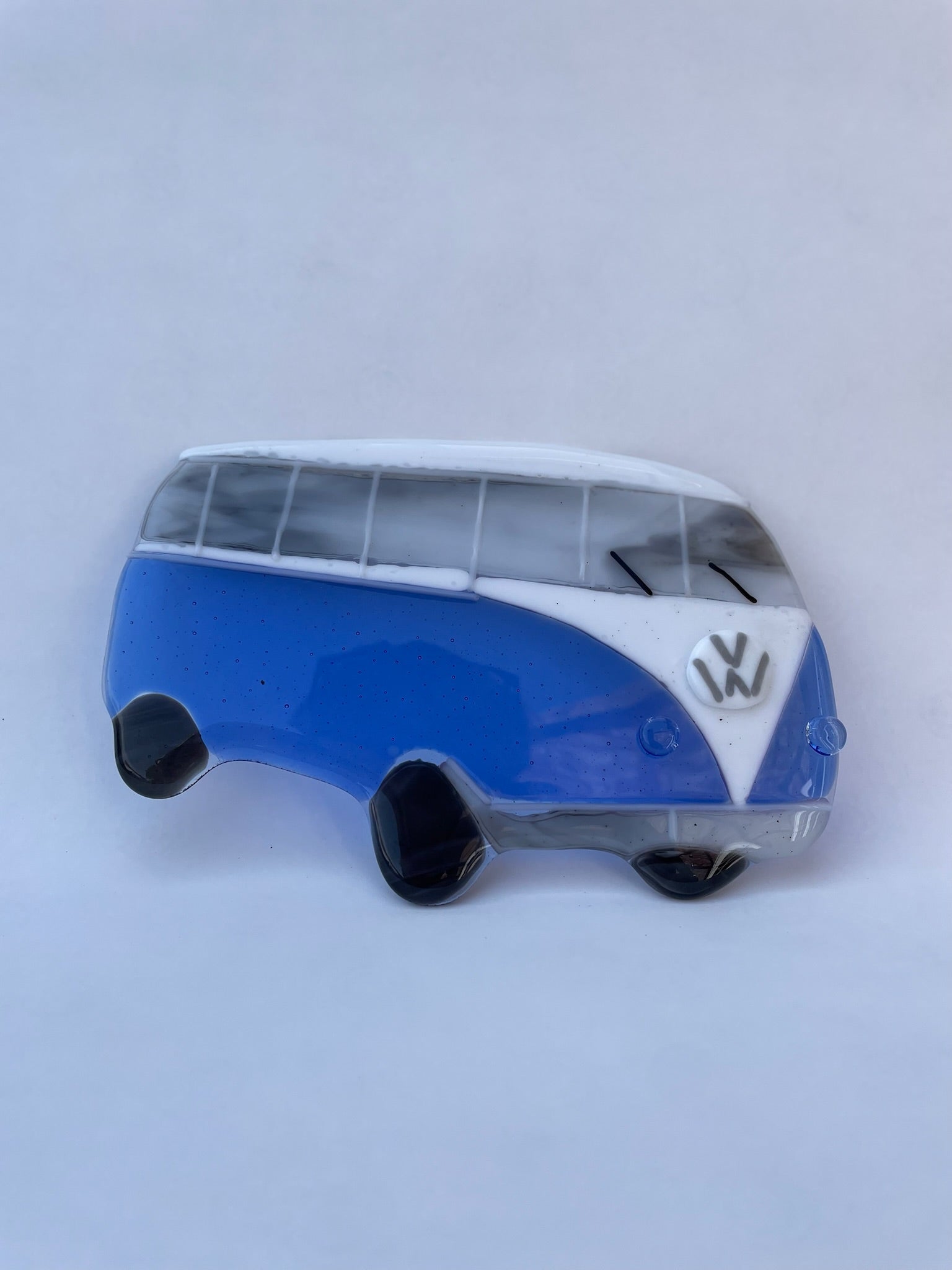 Blue Campervan Plaque
