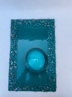 Turquoise Bubble Plaque
