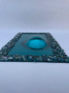 Turquoise Bubble Plaque