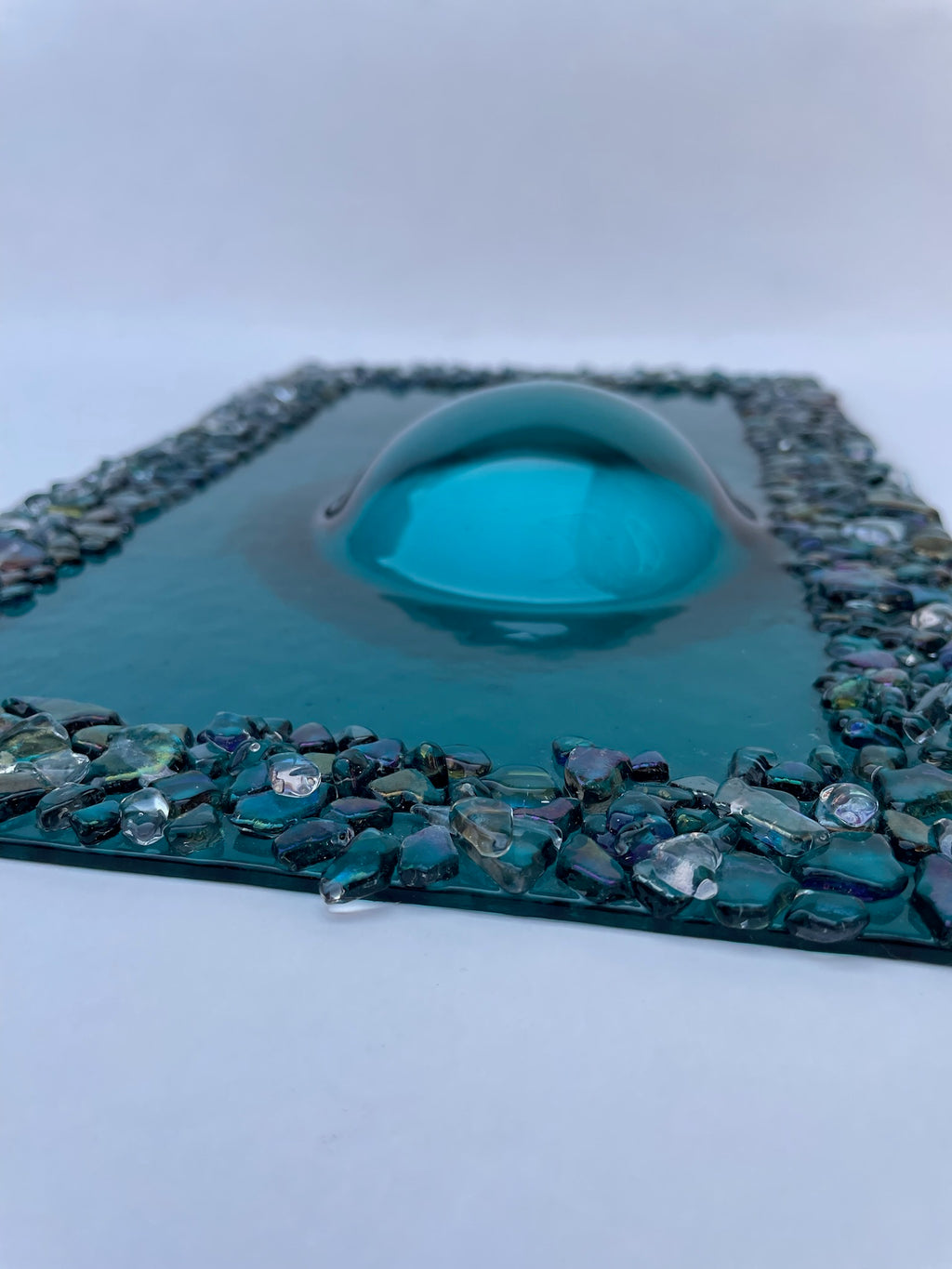 Turquoise Bubble Plaque