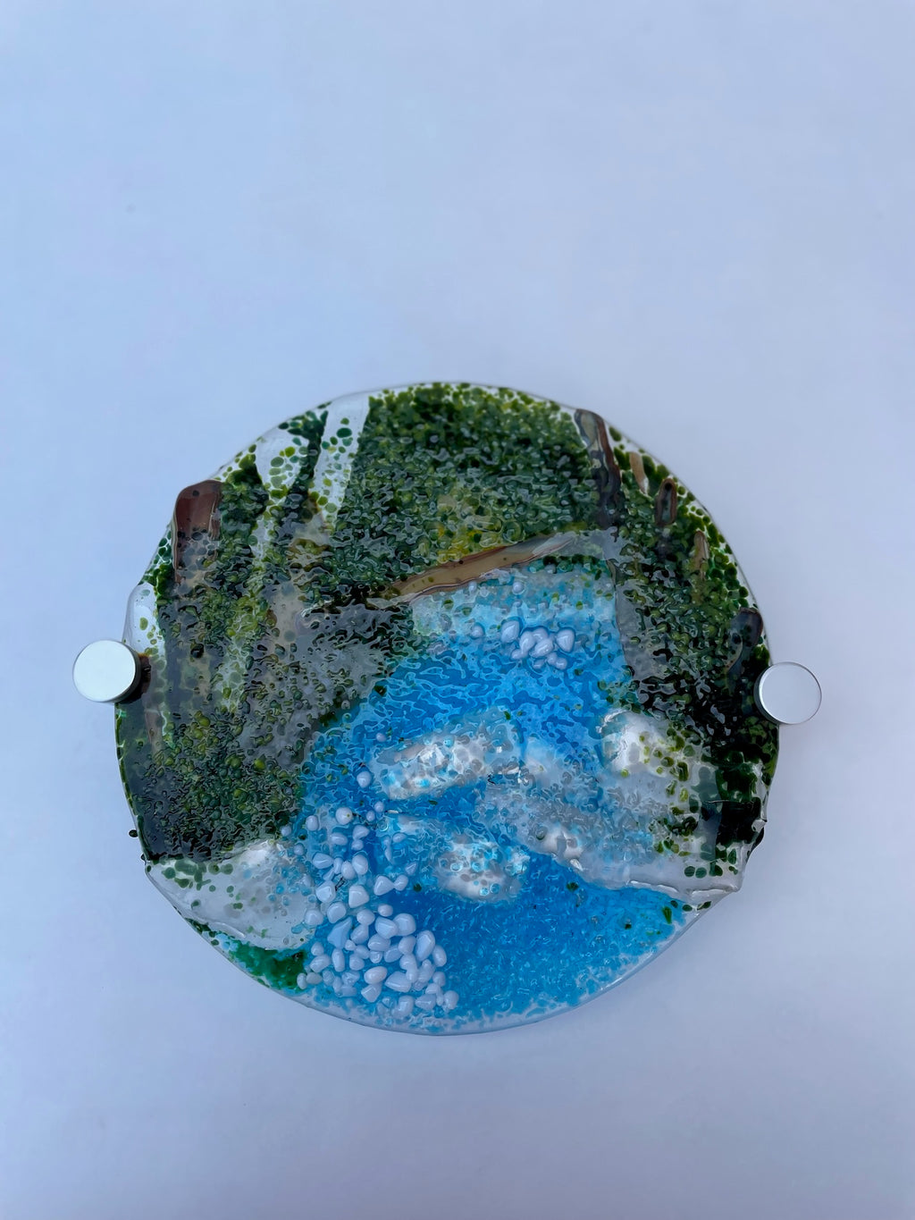 Woodland Forest Waterfall Scene