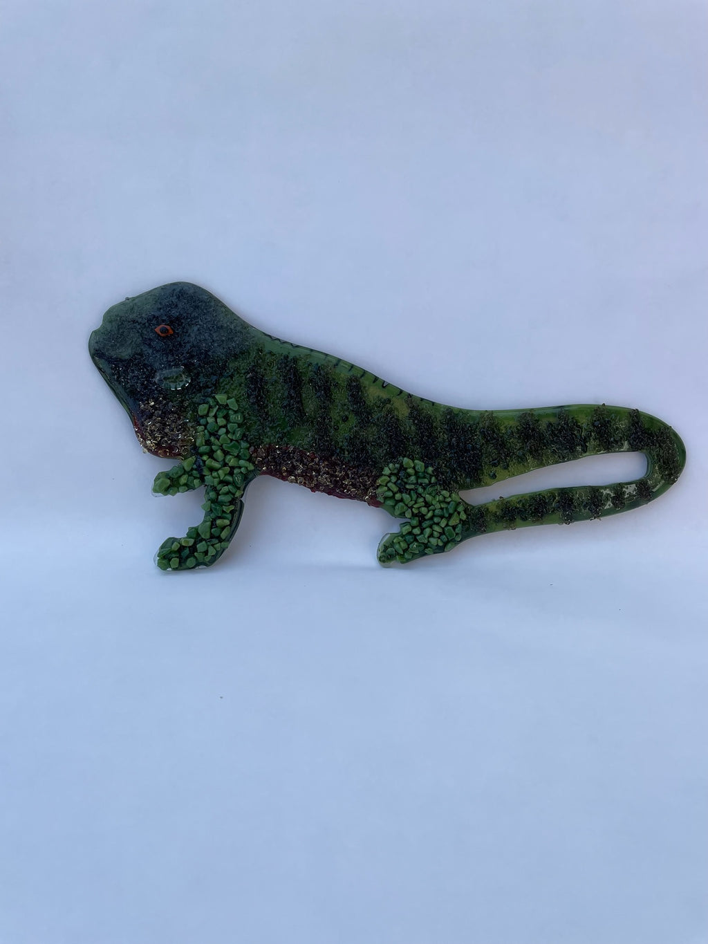 Green Reptile Plaque