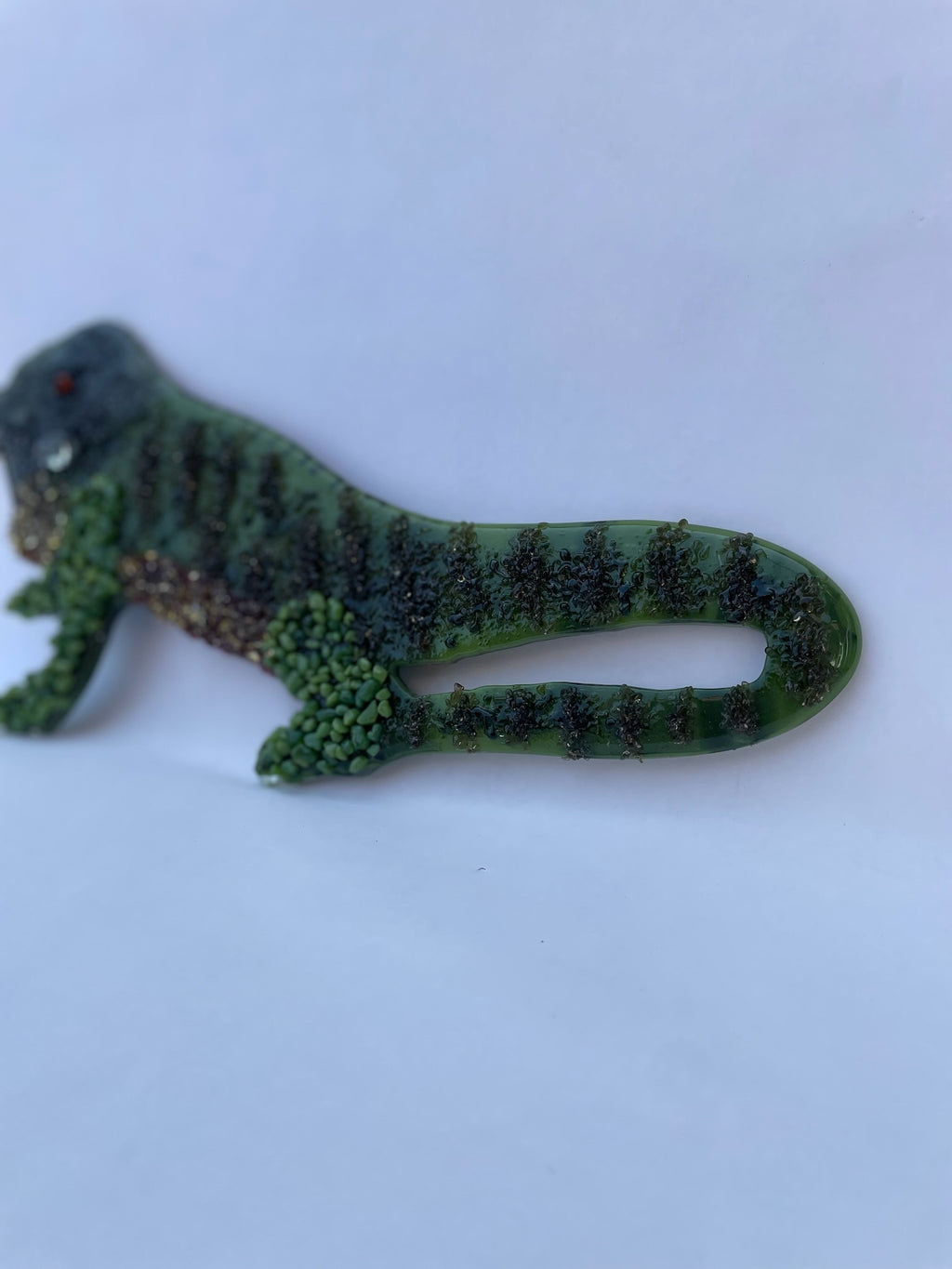 Green Reptile Plaque
