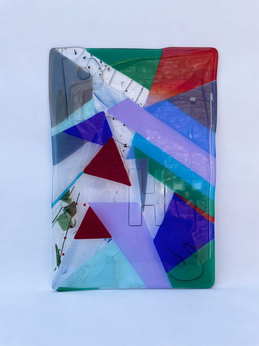 Geometric Plaque with Family Initials