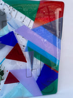 Geometric Plaque with Family Initials