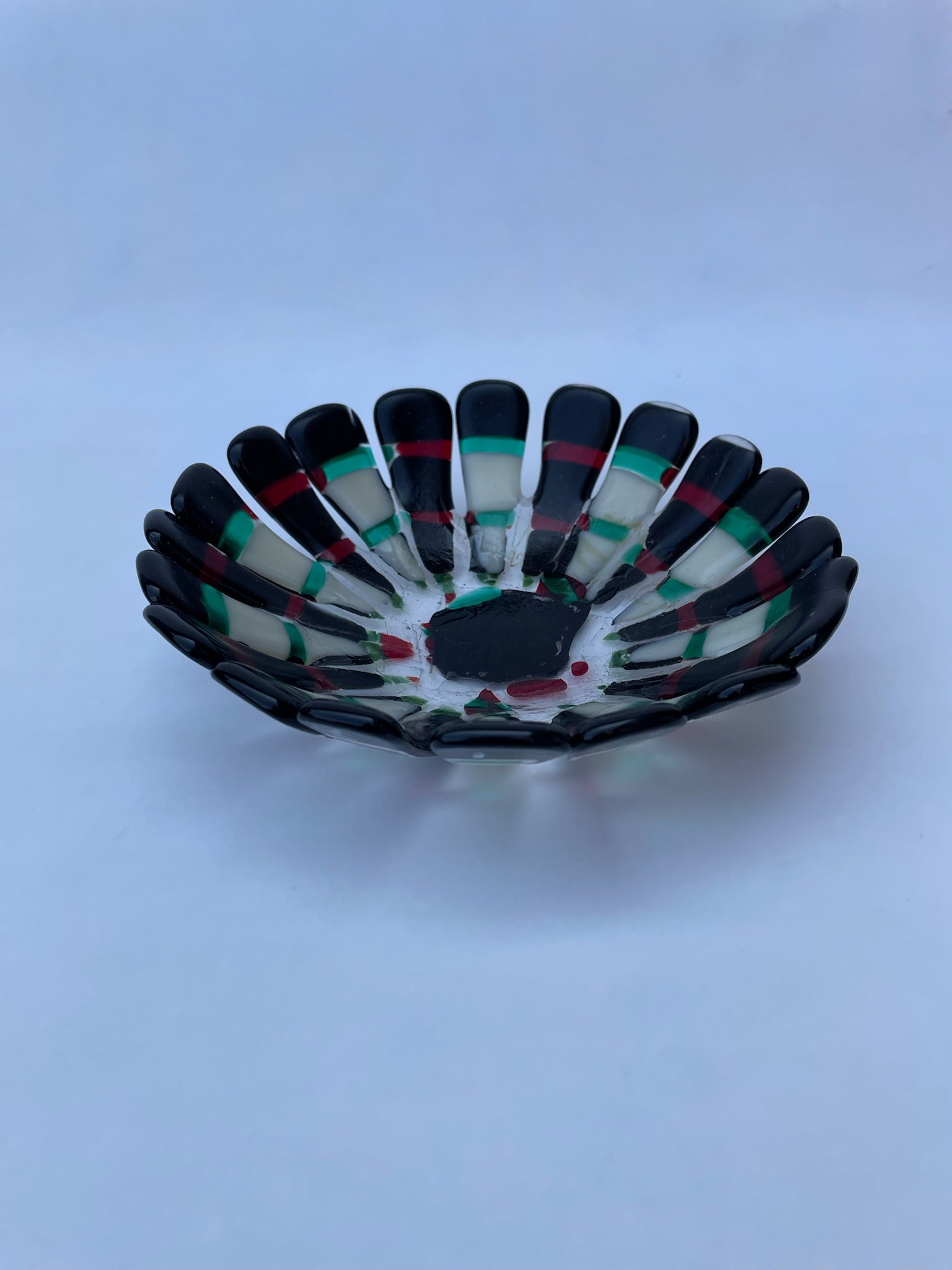 Dartboard Dish - Recycled Glass