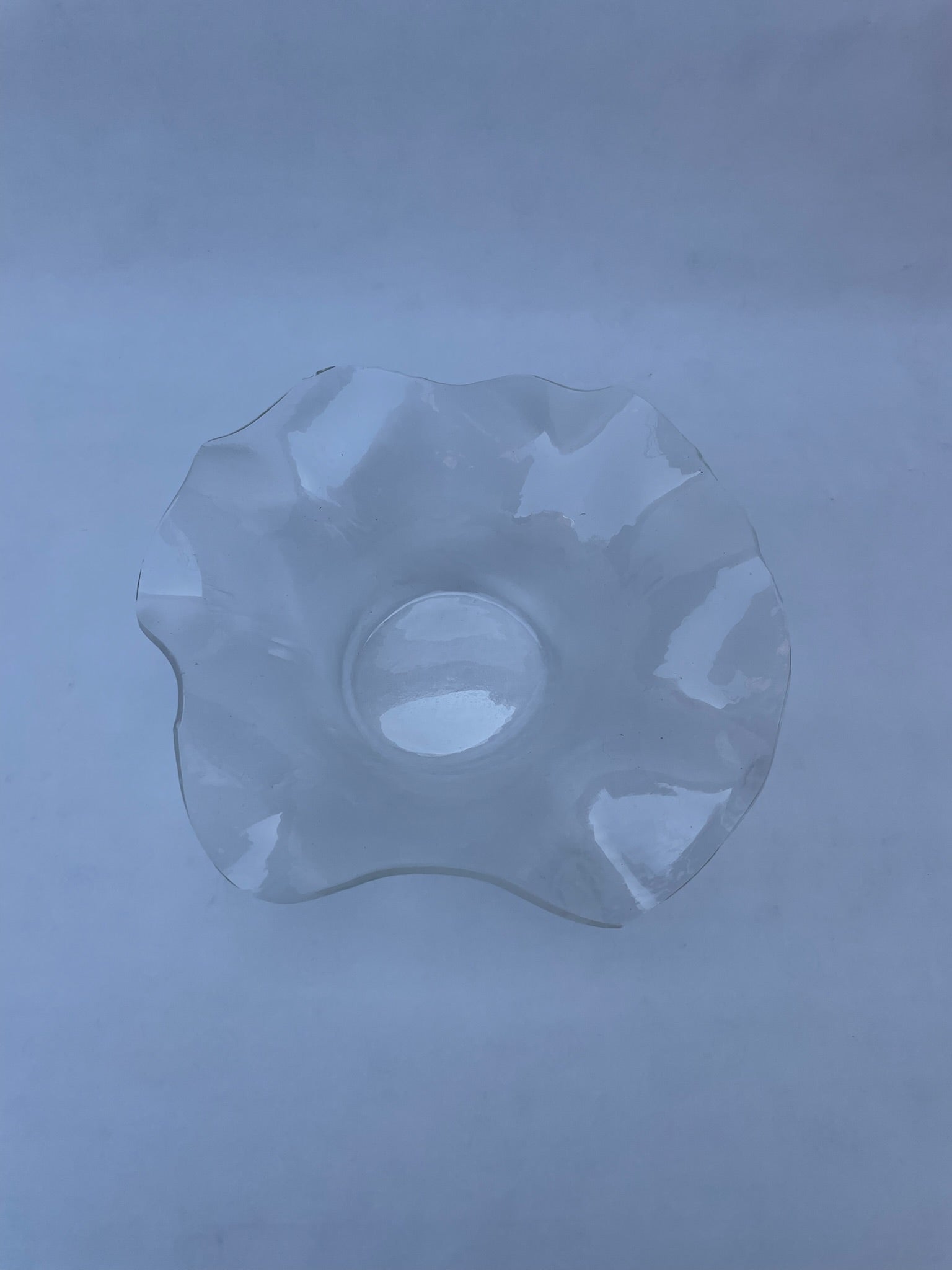Wavy Clear Bowl