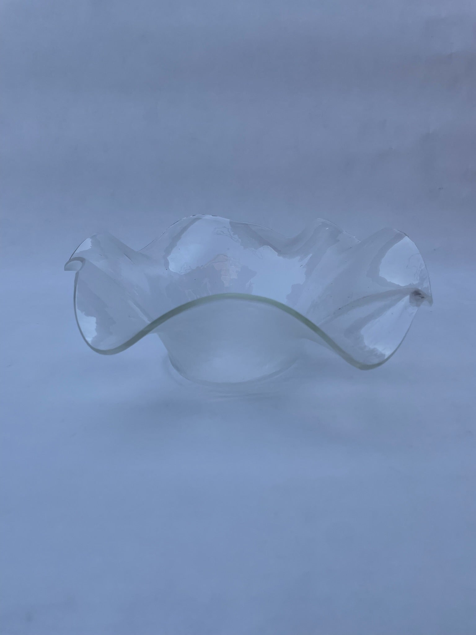 Wavy Clear Bowl