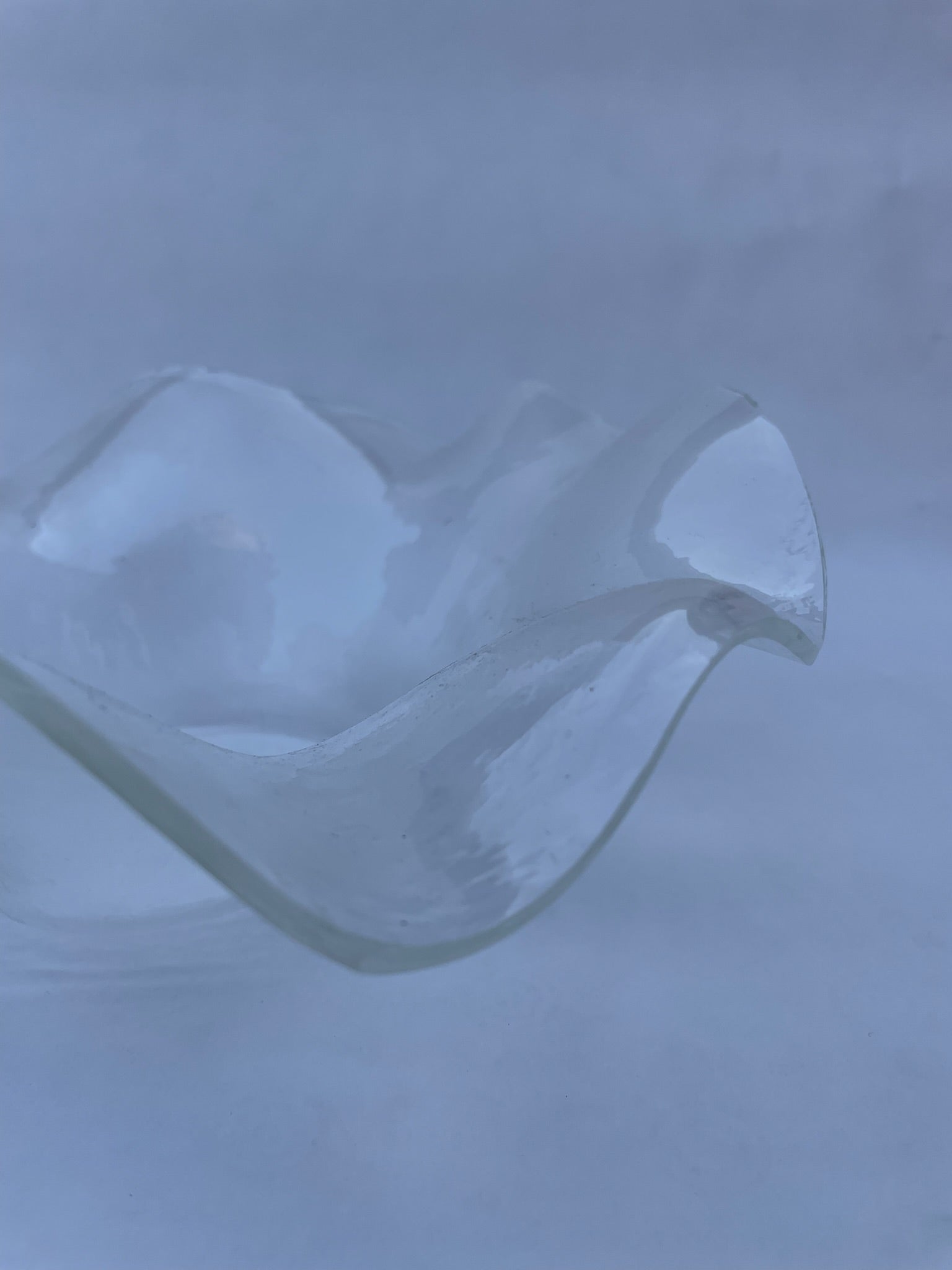 Wavy Clear Bowl