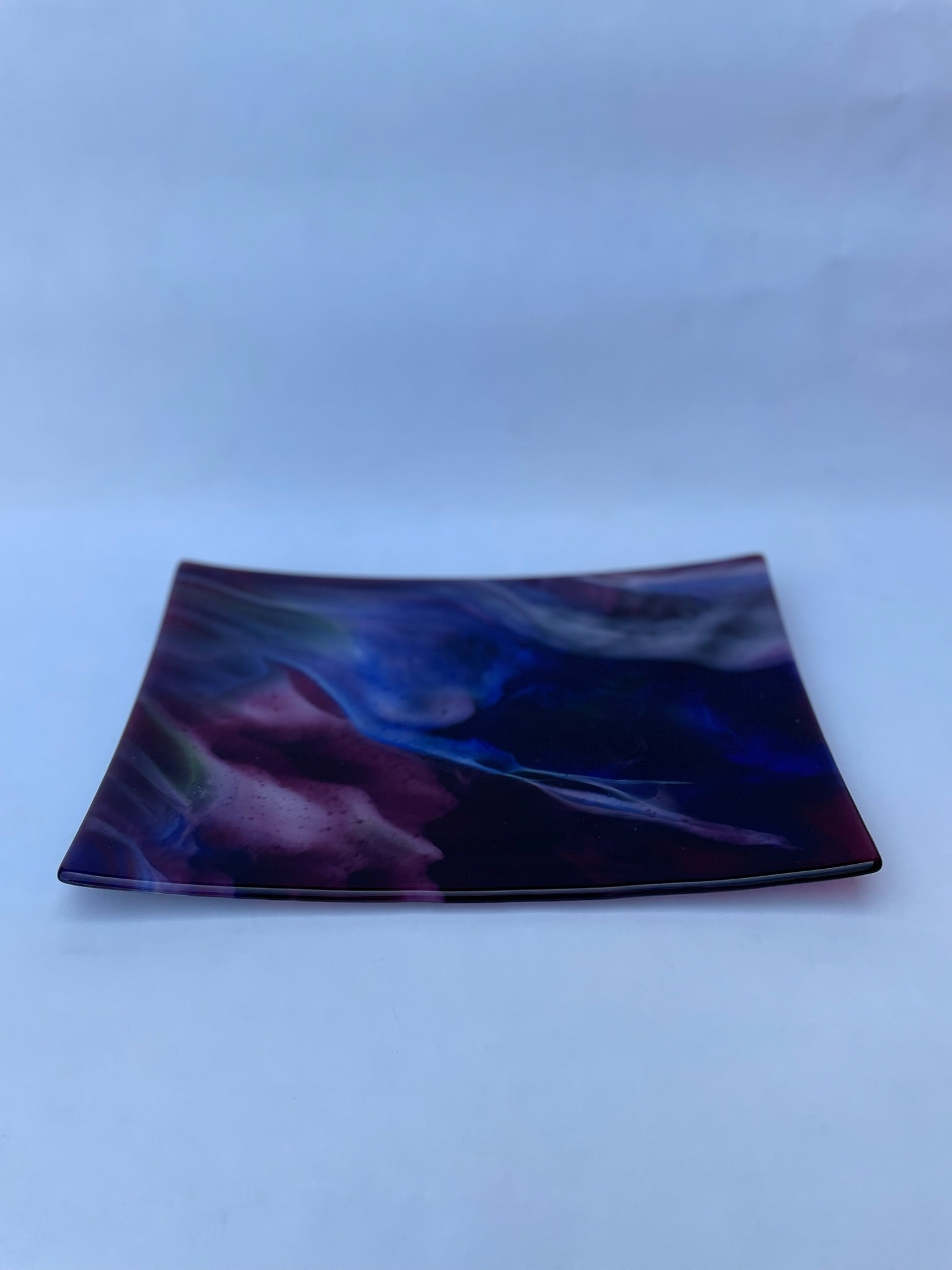 Pink, Purple and Blue Platter Dish