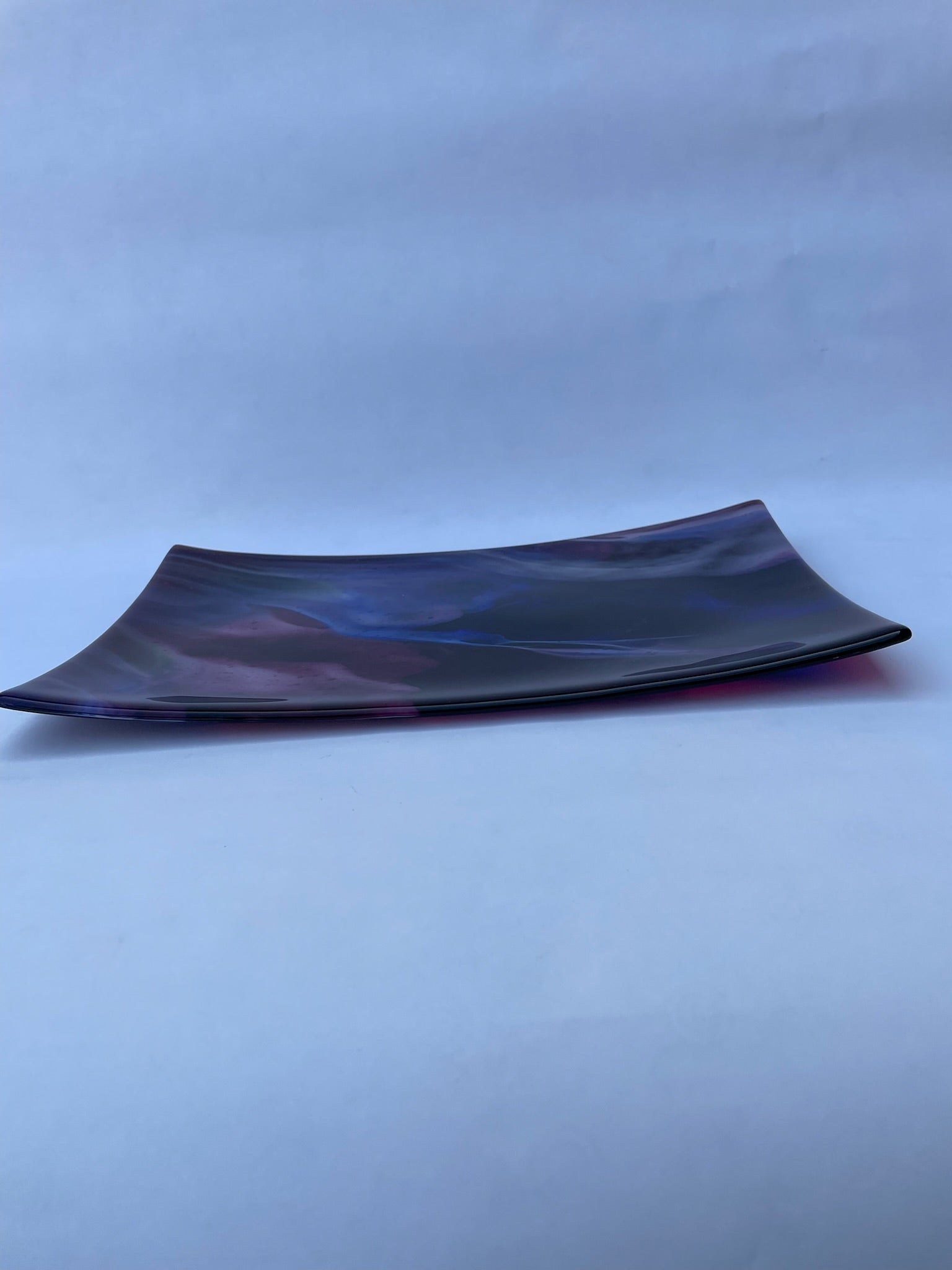 Pink, Purple and Blue Platter Dish