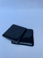 Dark Blue Herringbone Coaster