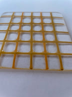 Yellow Gingham Coaster