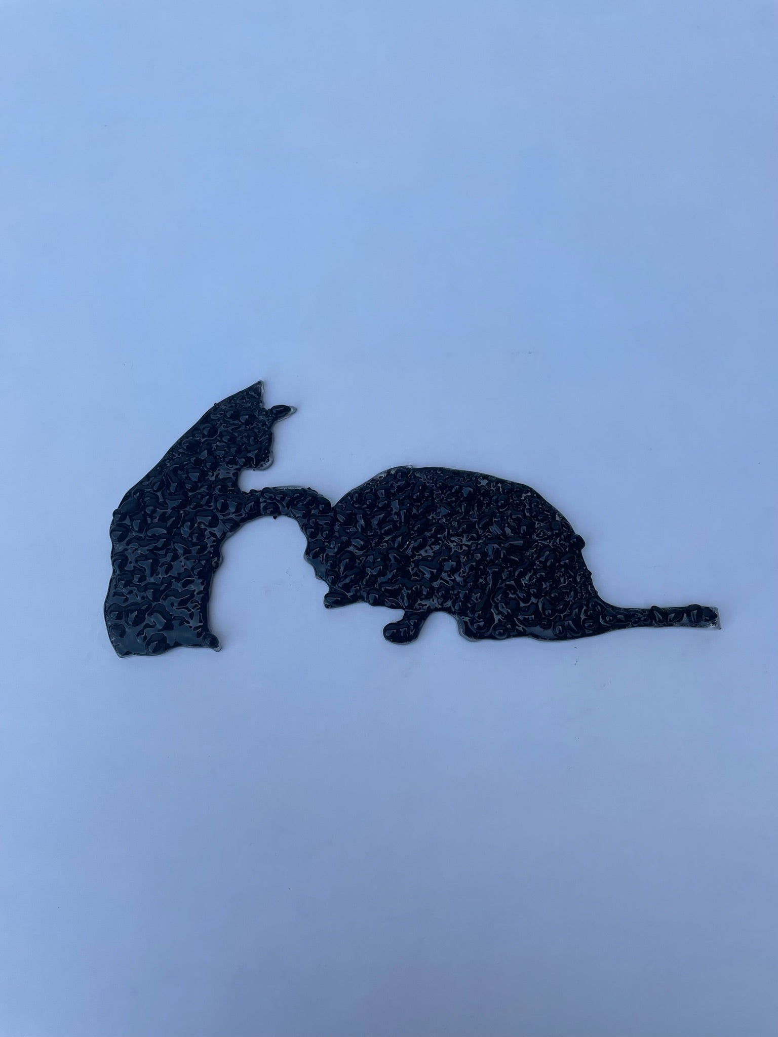 Playful Cat Shadow Plaque