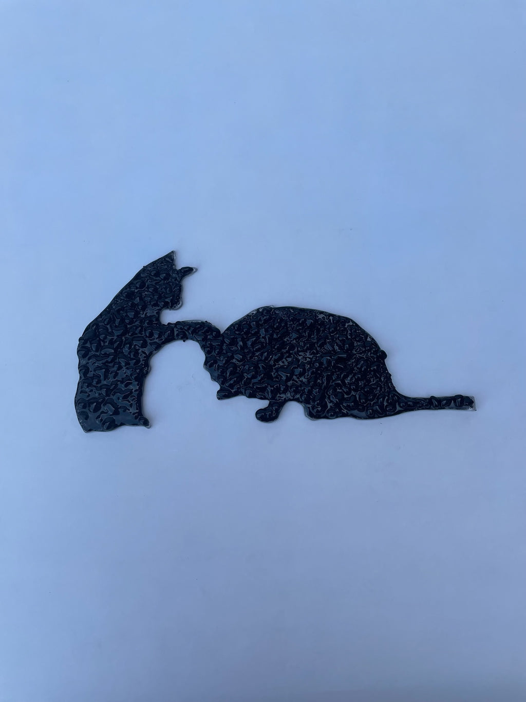 Playful Cat Shadow Plaque