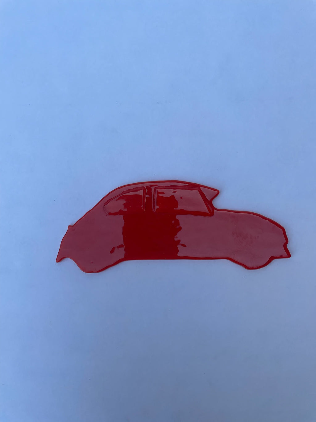 Red Beetle Silhouette