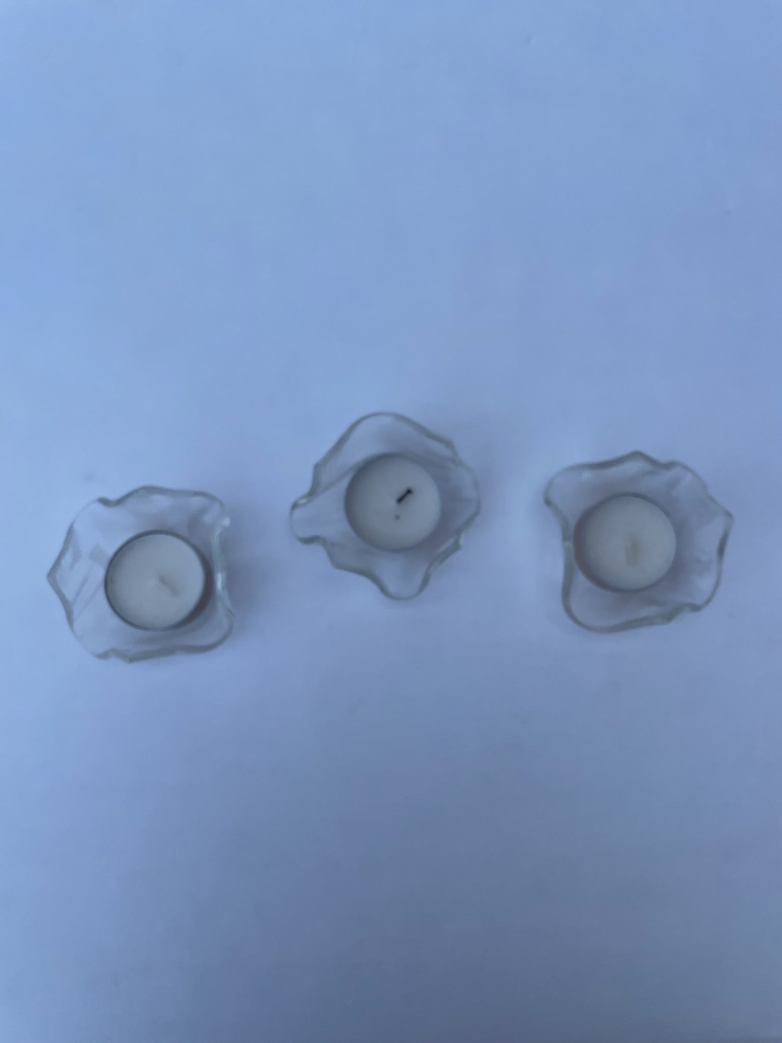 Clear Handkerchief Tealight Holder