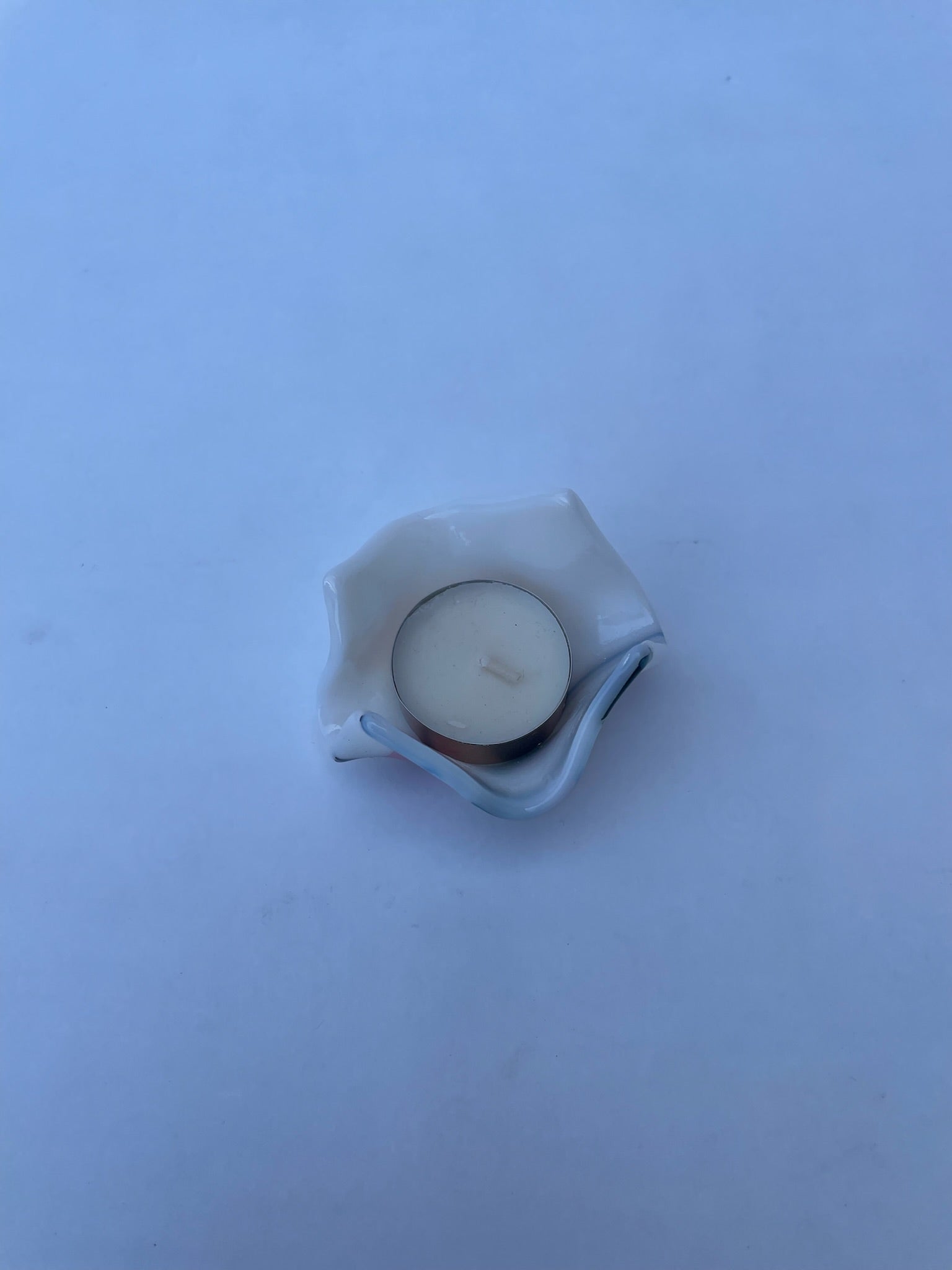 Abstract Handkerchief Tealight Holder