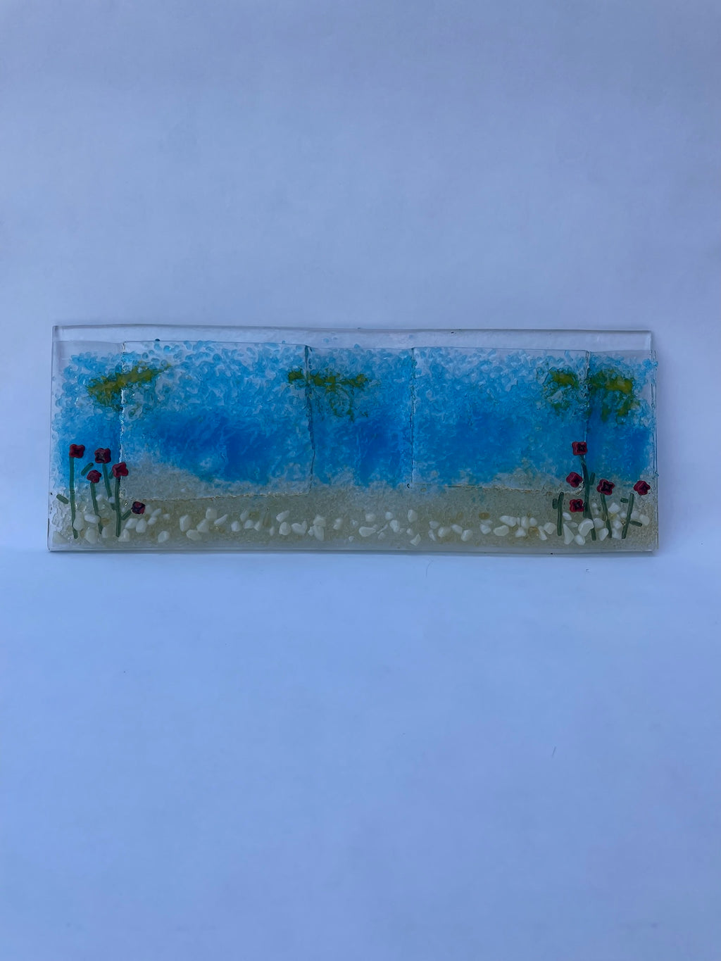 Beach Scene Double Pocket Vase