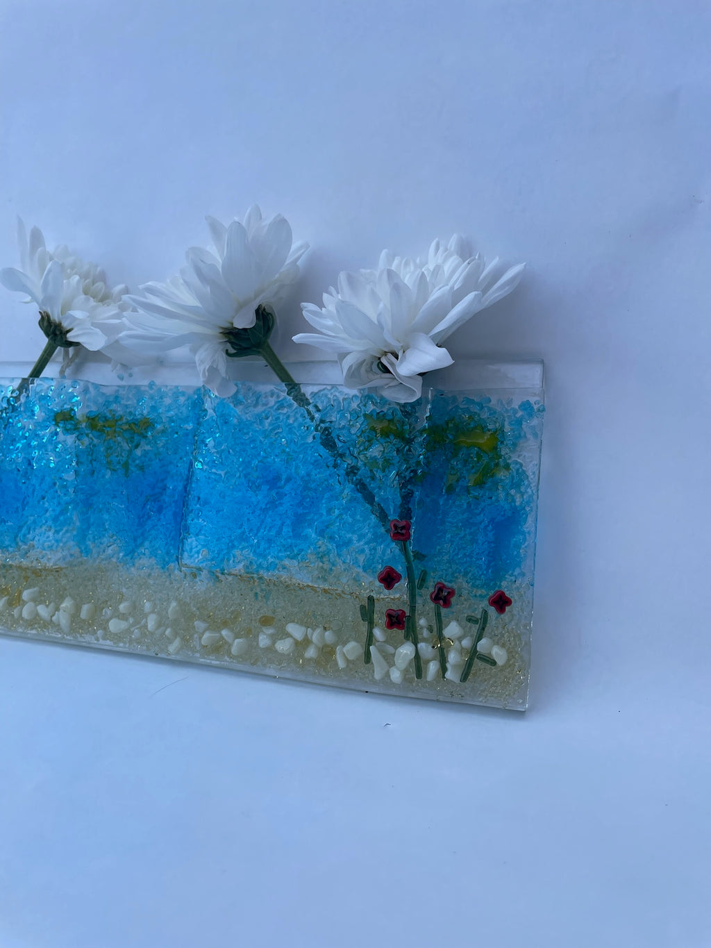 Beach Scene Double Pocket Vase