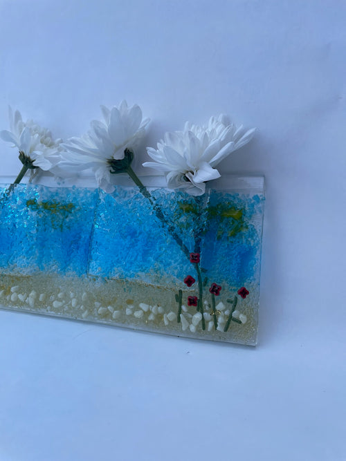 Beach Scene Double Pocket Vase
