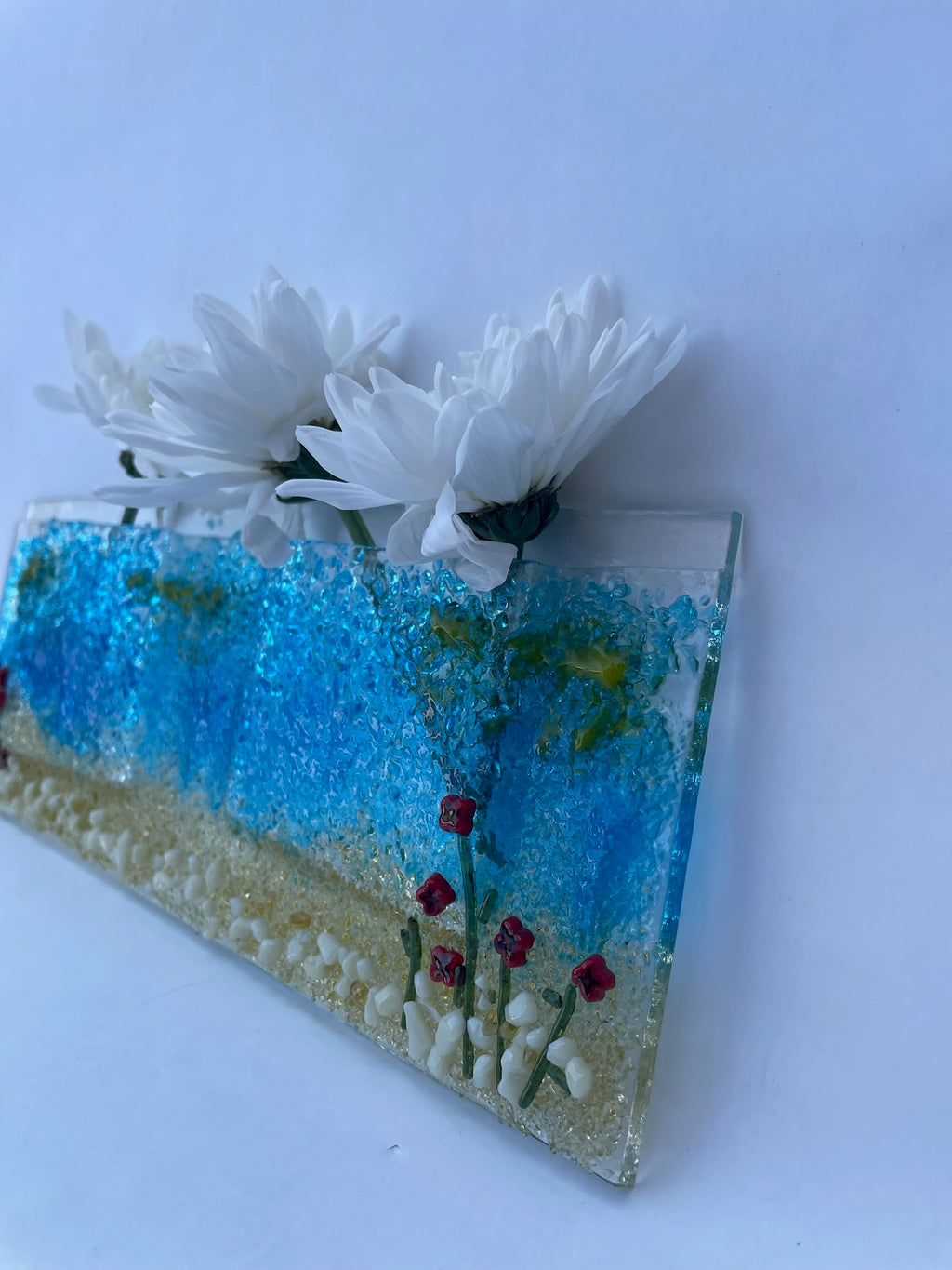 Beach Scene Double Pocket Vase