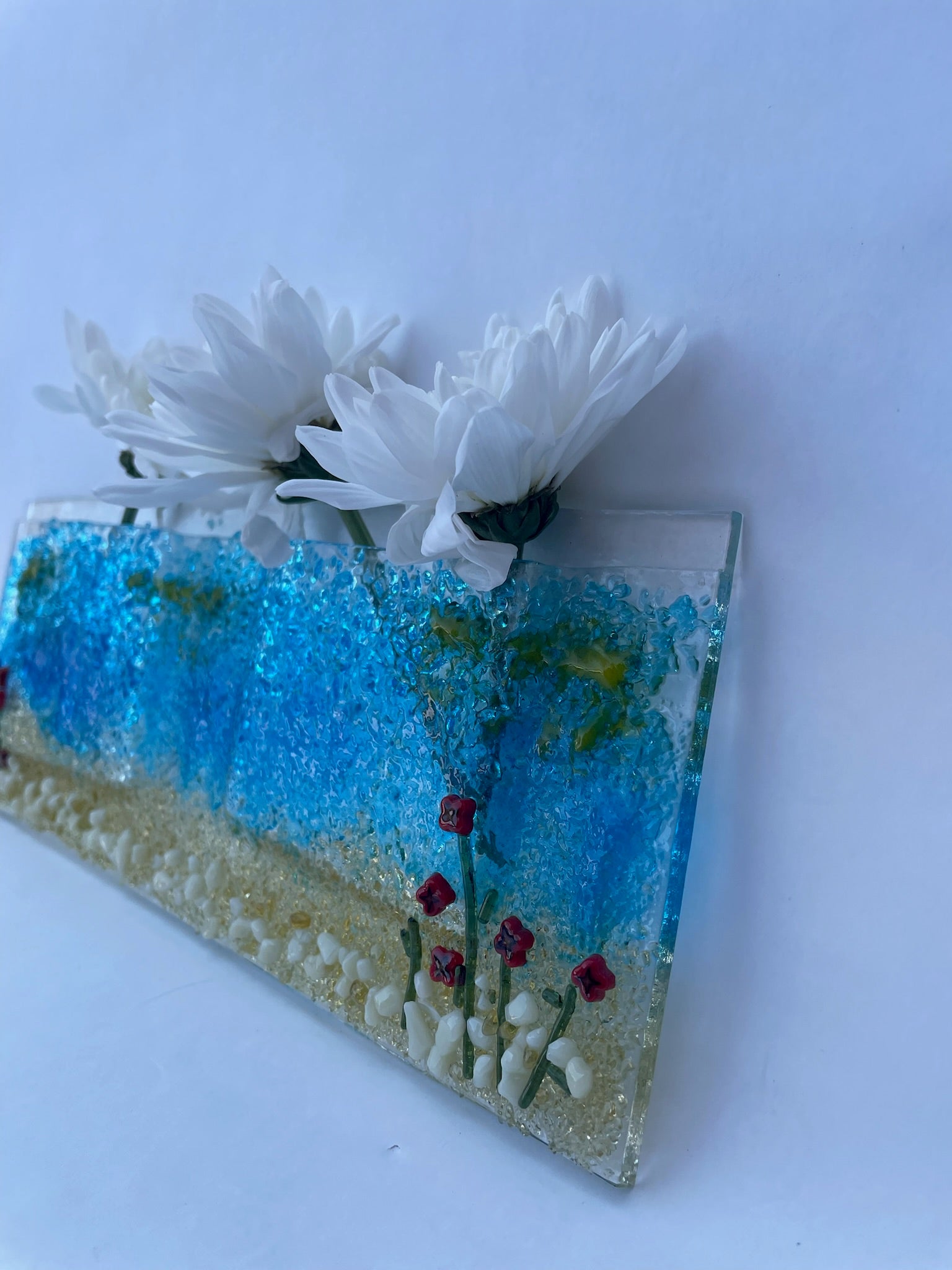 Beach Scene Double Pocket Vase