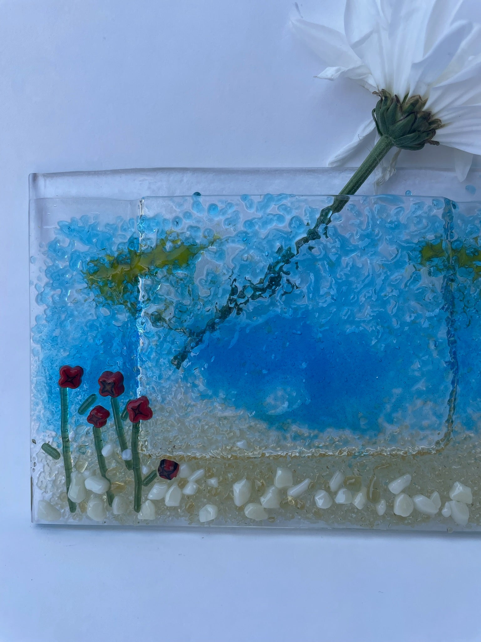 Beach Scene Double Pocket Vase
