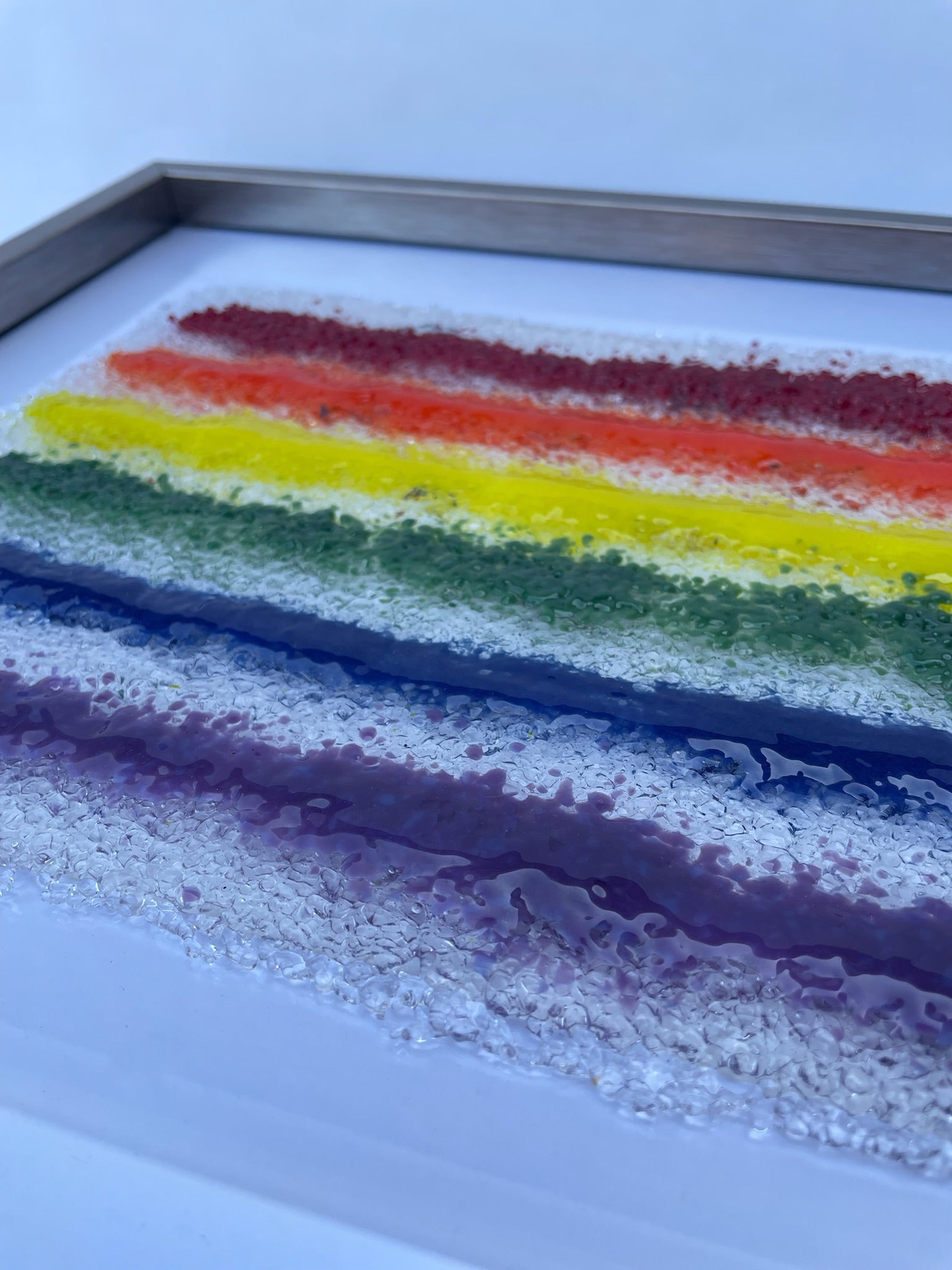 Framed Pride Flag Plaque