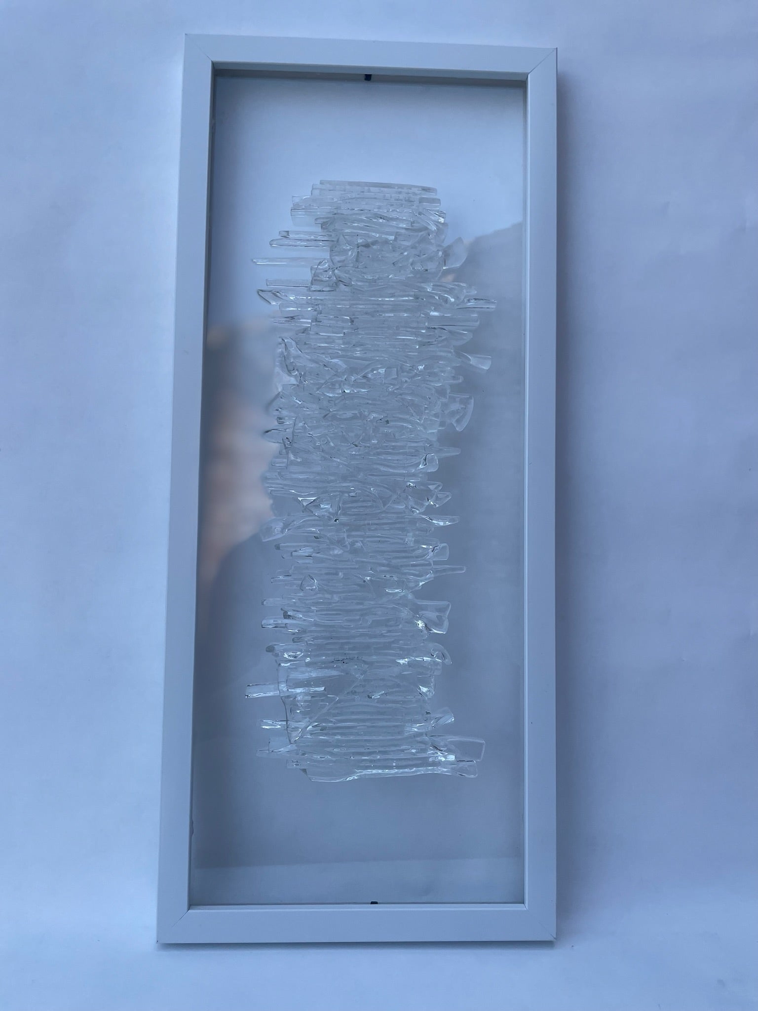 Framed Glass Softened Shard Plaque