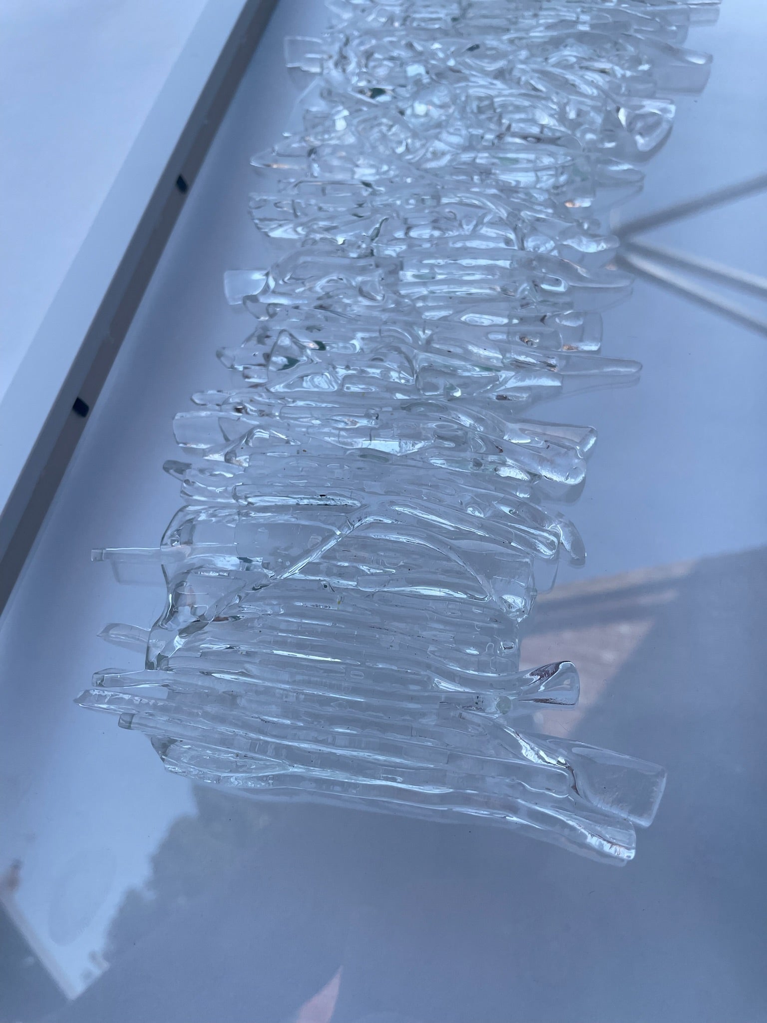 Framed Glass Softened Shard Plaque