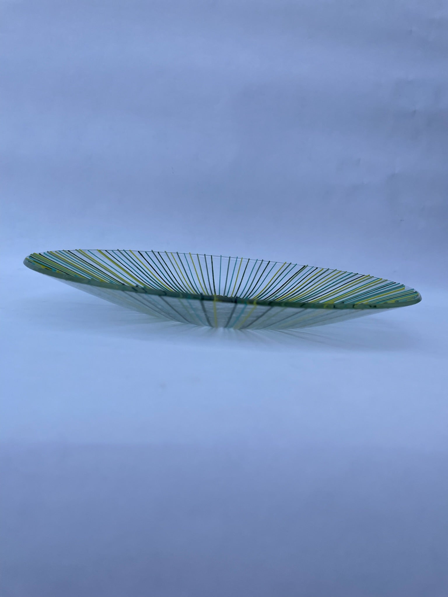 Large Green Flower Bowl