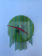Green Drip Clock